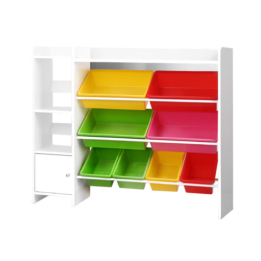 Keezi Kids Rack with Bins Shelves and Drawer - Baby & Kids > Kid’s Furniture