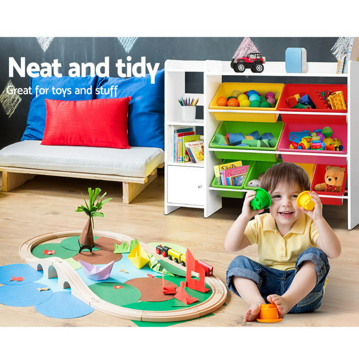 Kinders Rack Kit Keezi Kids Rack with Bins, Shelves and Drawer