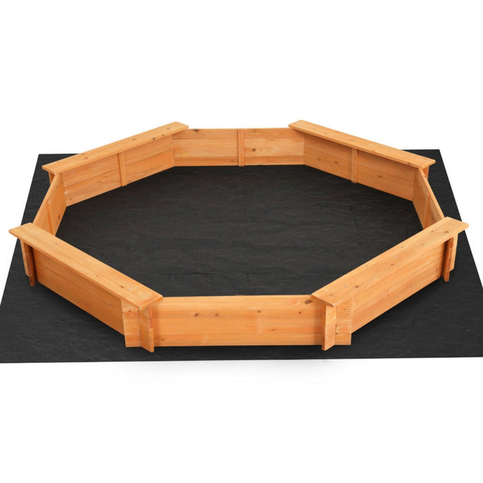 Keezi Kids Wooden Octagonal Sandpit