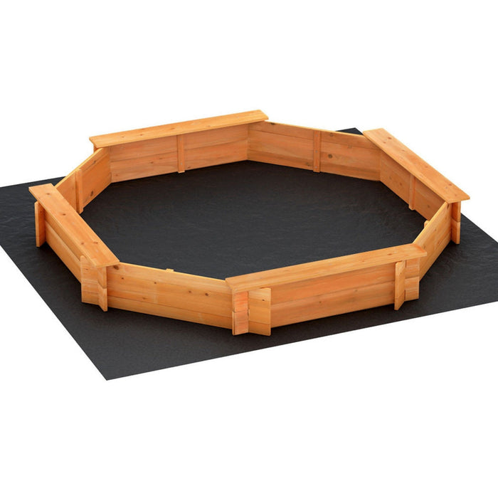 Keezi Kids Wooden Octagonal Sandpit