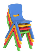 Keezi Kids Table and 8 Stackable Chairs Set