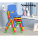 Keezi Kids Table and 8 Stackable Chairs Set - Baby & Kids > Kid’s Furniture