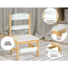 Keezi Kids White Storage Desk and Chair Set - Baby & Kids > Kid’s Furniture