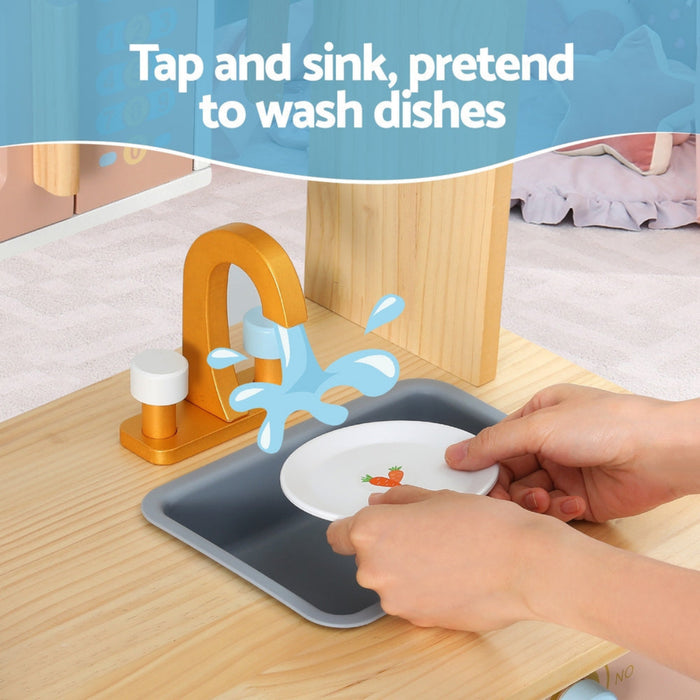 Keezi Kids Wooden Kitchen Playset