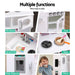 Keezi Kids Wooden Pretend Play Kitchen Set White full view