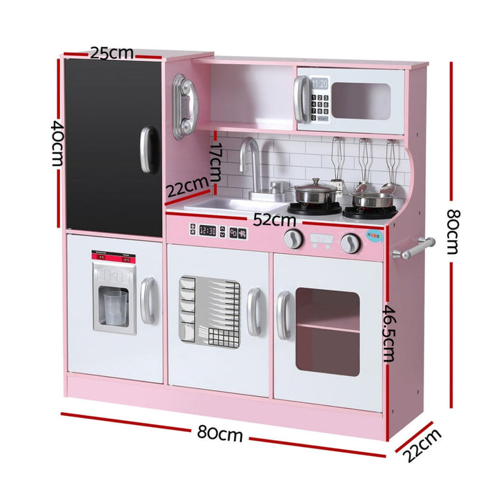 Keezi Pretend Kids Kitchen Playset