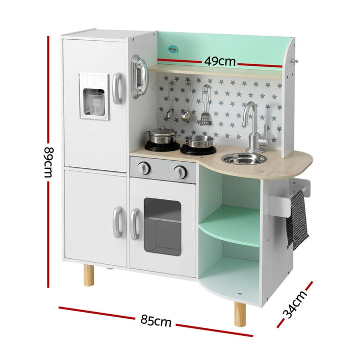 Keezi Pretend Play Wooden Kids Kitchen