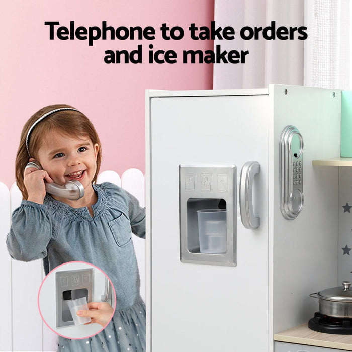 Keezi Pretend Play Wooden Kids Kitchen