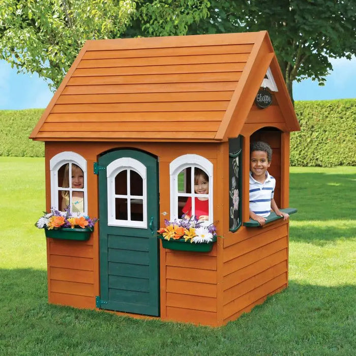 KidKraft Bancroft Wooden Kids Playhouse - Cubby House