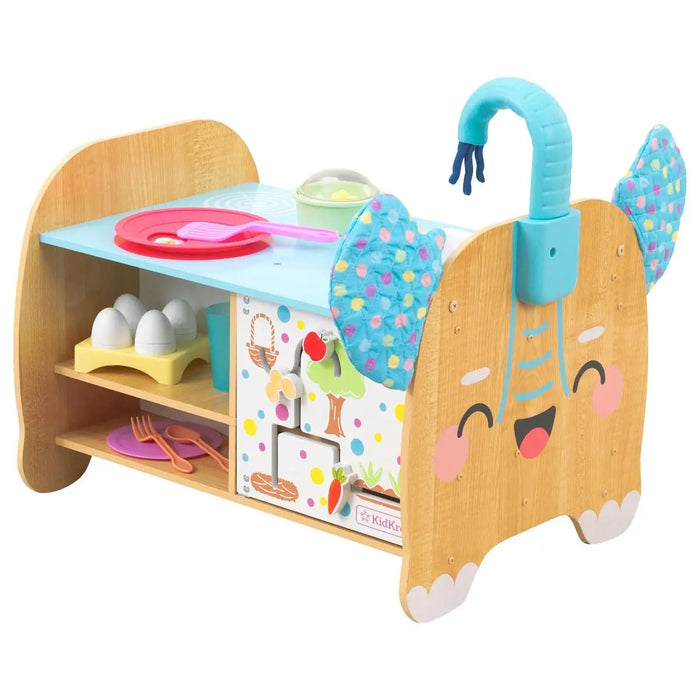 KidKraft Foody Friends Elephant-Themed Cooking Activity Playset - Baby & Kids > Toys