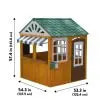 KidKraft Garden View Wooden Cubby House - Cubby House