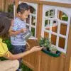 KidKraft Garden View Wooden Cubby House - Cubby House