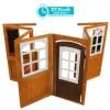 KidKraft Garden View Wooden Cubby House - Cubby House