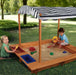 KidKraft Kids Sandpit with Canopy - Outdoor Play Equipment