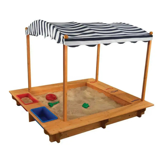 KidKraft Kids Sandpit with Canopy - Outdoor Play Equipment