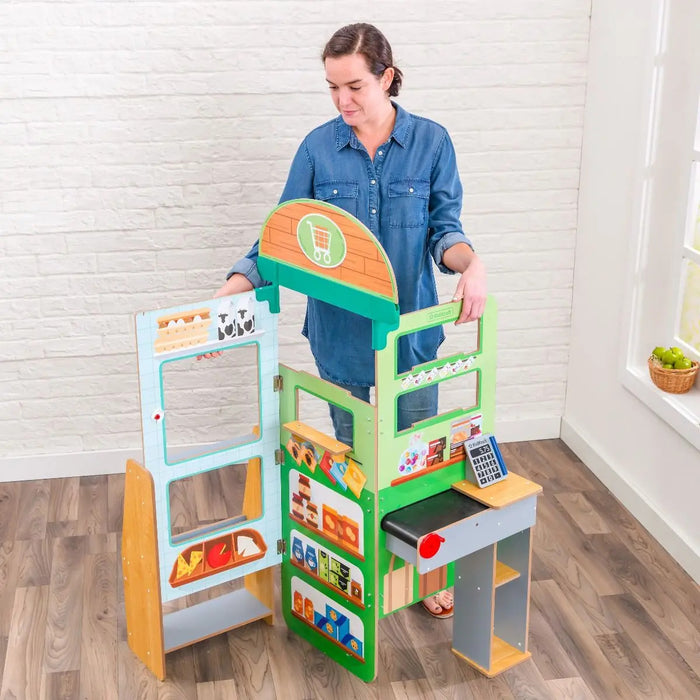 KidKraft Let’s Pretend™ Grocery Store Pop-Up Playset - Imaginary Play