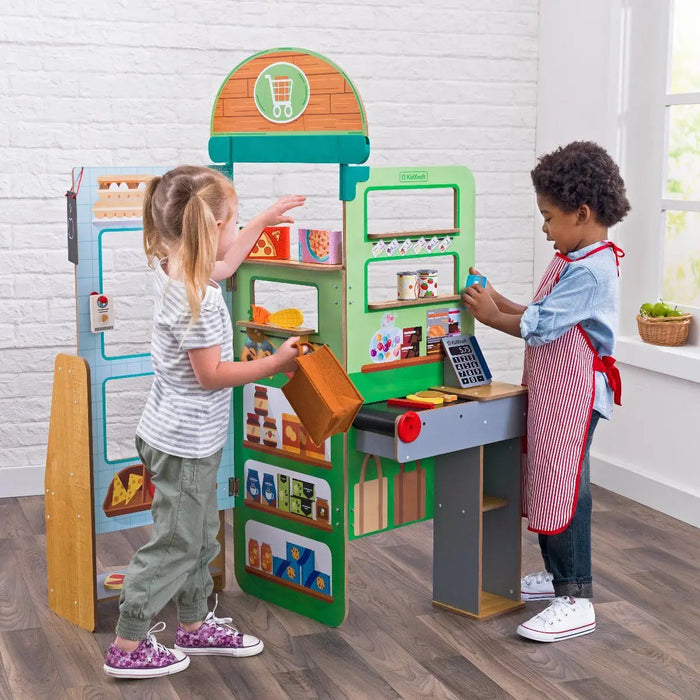 KidKraft Let’s Pretend™ Grocery Store Pop-Up Playset - Imaginary Play