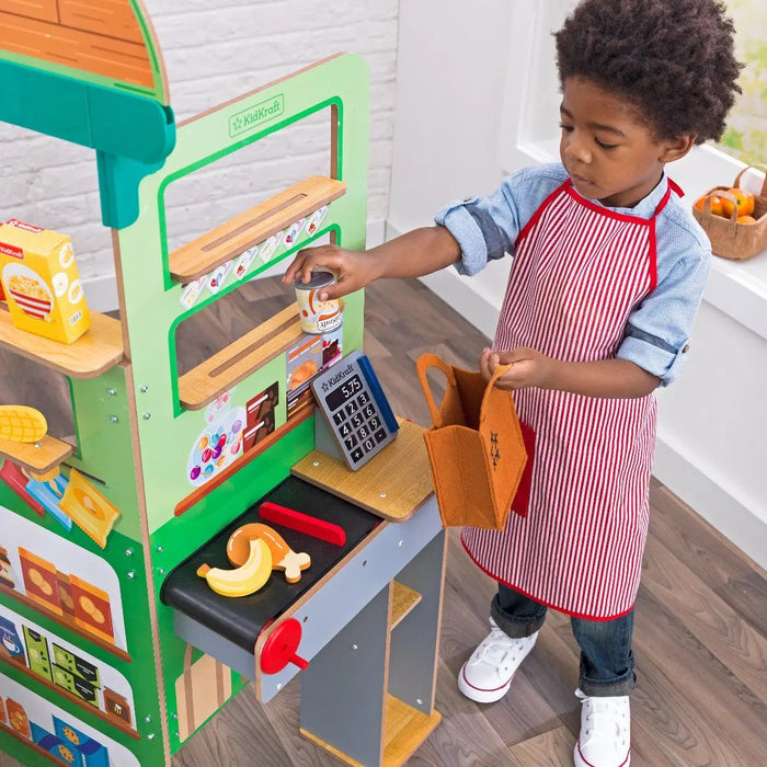 KidKraft Let’s Pretend™ Grocery Store Pop-Up Playset - Imaginary Play