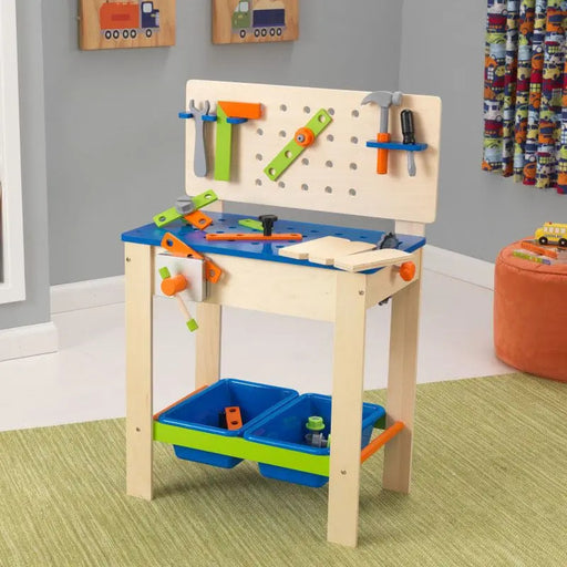 KidKraft Little Woodworker Workbench with Tools - Imaginary Play