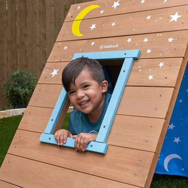 KidKraft Mini Hideout and Climber - Cubby House