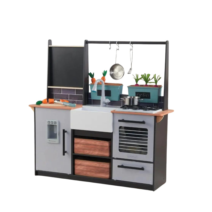 KidKraft Modern Farmhouse Kids Kitchen with Accessories - Kids Kitchen