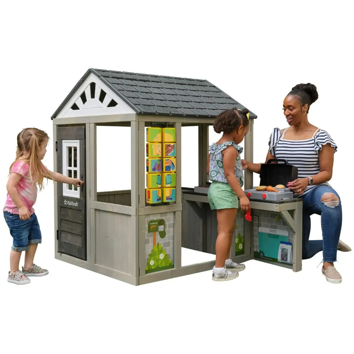 Home KidKraft Patio Party Kids Cubby House