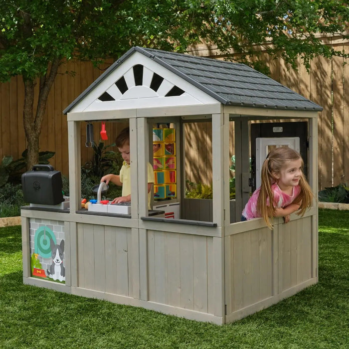 KidKraft Patio Party Kids Cubby House - Cubby House