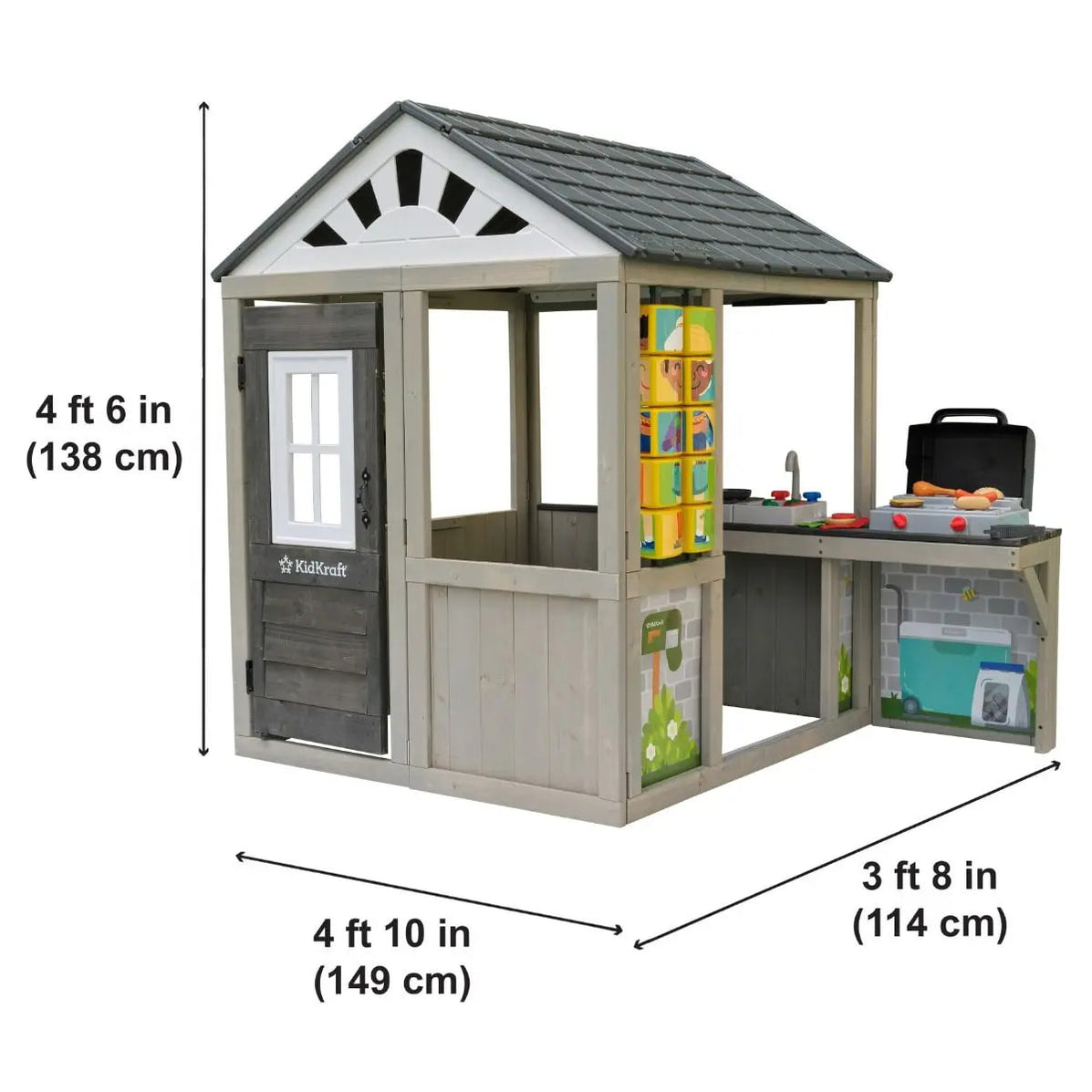 Home KidKraft Patio Party Kids Cubby House