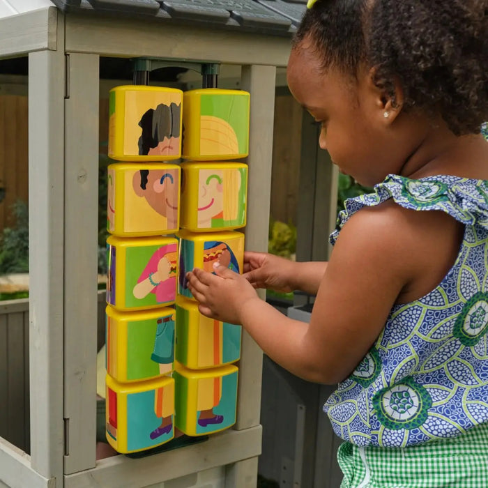 KidKraft Patio Party Kids Cubby House - Cubby House