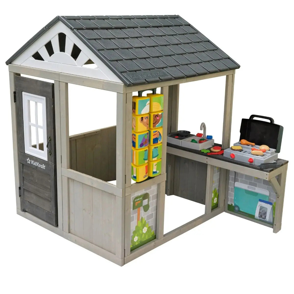 KidKraft Patio Party Kids Cubby House — All Things For Kids