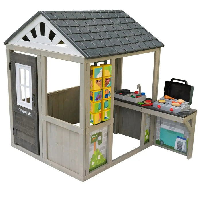 KidKraft Patio Party Kids Cubby House - Cubby House