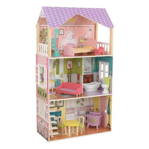 KidKraft Poppy Wooden Kids Dollhouse - Doll House