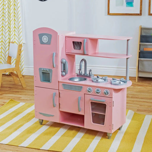 KidKraft Vintage Play Kids Kitchen - Pink - Kids Kitchen