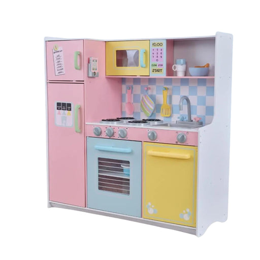 KidKraft Wooden Pastel Kids Kitchen - Kids Kitchen