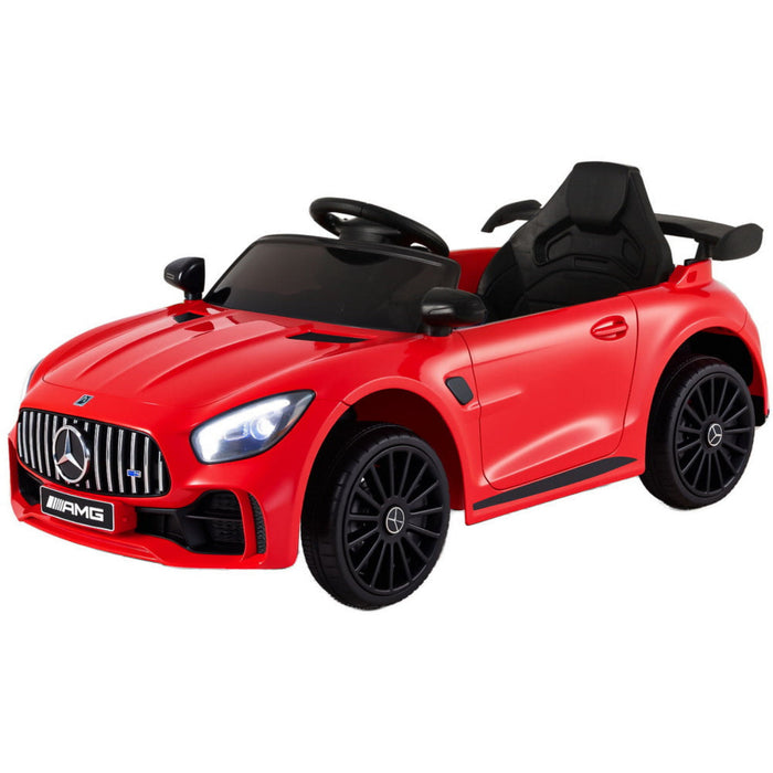 Kids 12V Mercedes-Benz AMG GTR Electric Ride On Car - Red