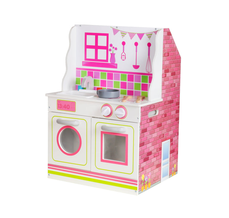 Kids Explore 2 in 1 Leilani Dollhouse & Kitchen - ATFK