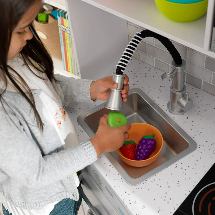 Kids Explore Victoria Interactive White Kids Kitchen