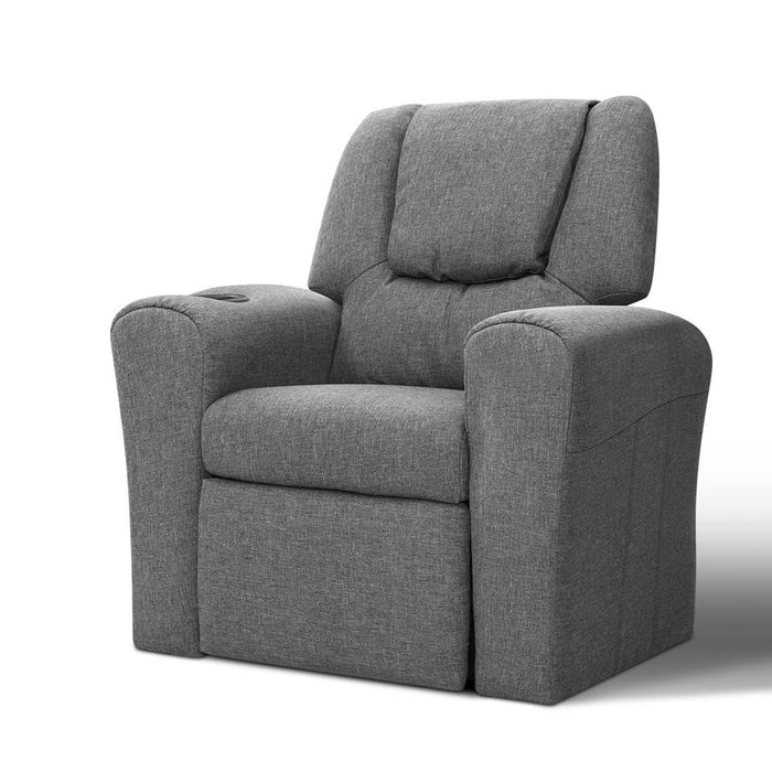 Kids Recliner Chair in Grey - Baby & Kids > Kid’s Furniture