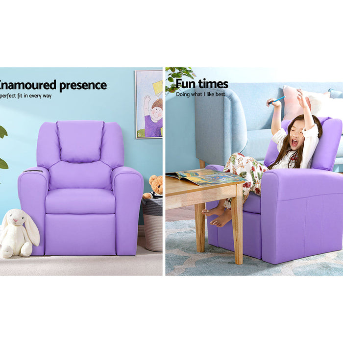 Kids Recliner Chair in Purple - Baby & Kids > Kid’s Furniture