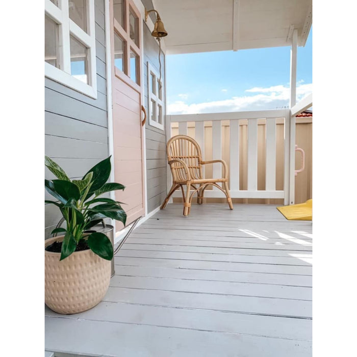 KidzShack Caboodle Shack Cubby House (with Mud Kitchen & Slide)