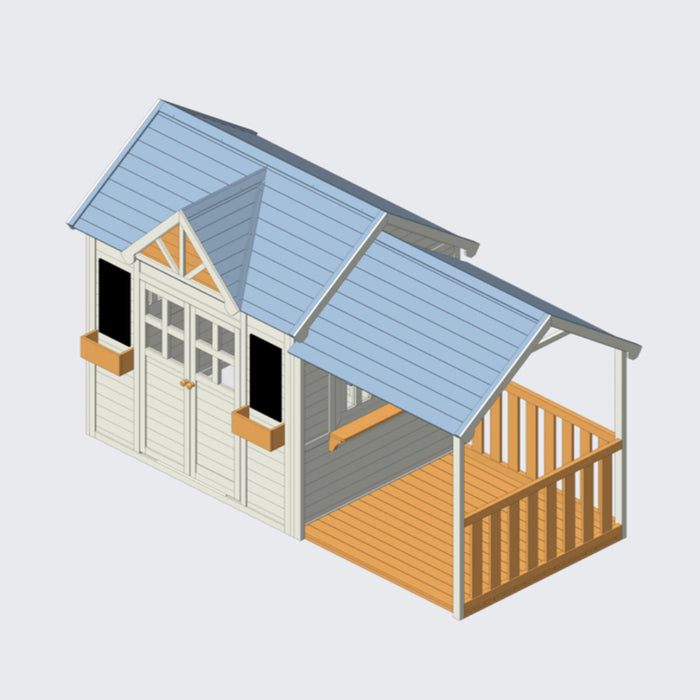 Kidzshack Country Shack Cubby House