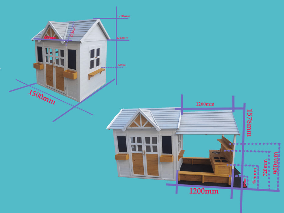 Kidzshack Country Shack Cubby House