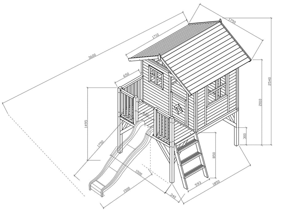 Kidzshack Beach Shack Cubby House