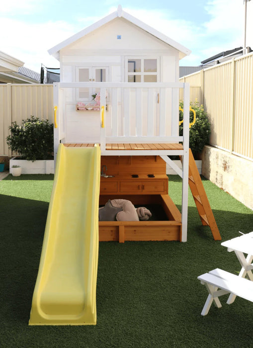 Kidzshack Cubbies Inspiration Shack with Mud Kitchen & Activity Zone