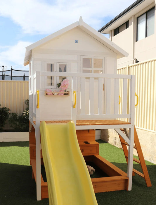 Kidzshack Cubbies Inspiration Shack with Mud Kitchen & Activity Zone