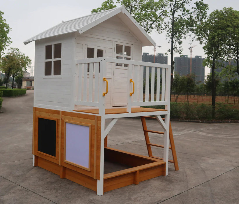 Kidzshack Cubbies Inspiration Shack with Mud Kitchen & Activity Zone