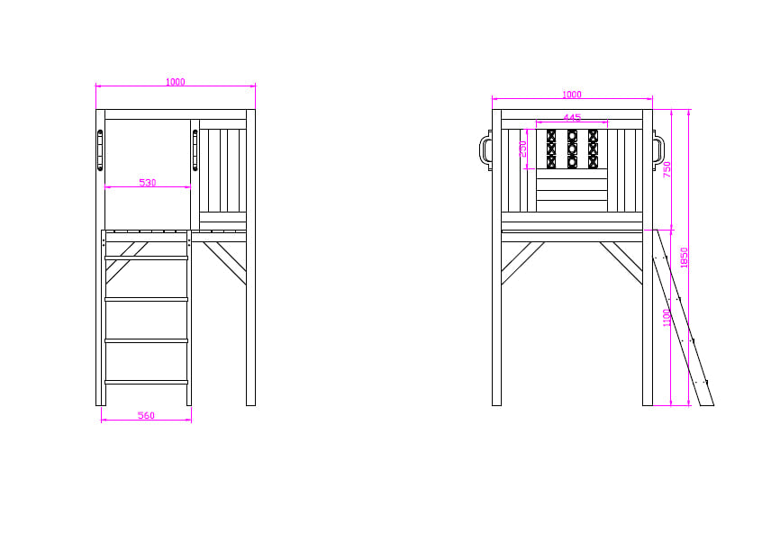 Kidzshack Jolly Shack Cubby House