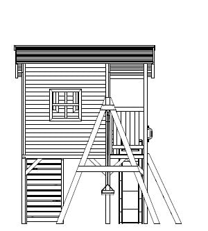 Kidzshack Sweet Shack Cubby House