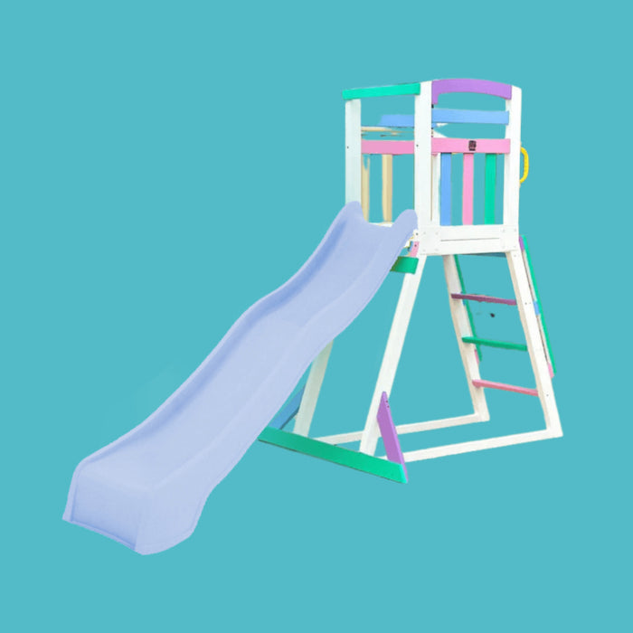 Kidzshack Pool Slide 2.2m with Wooden Frame