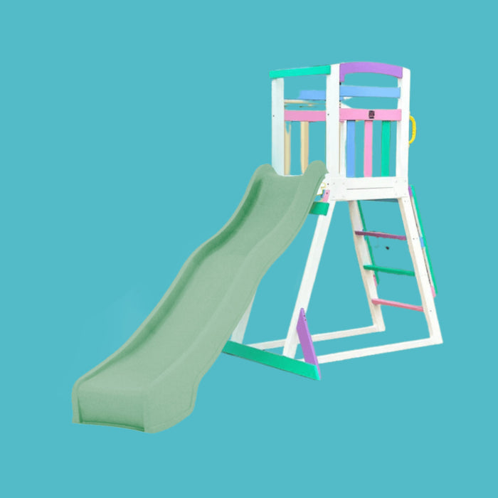 Kidzshack Pool Slide 2.2m with Wooden Frame